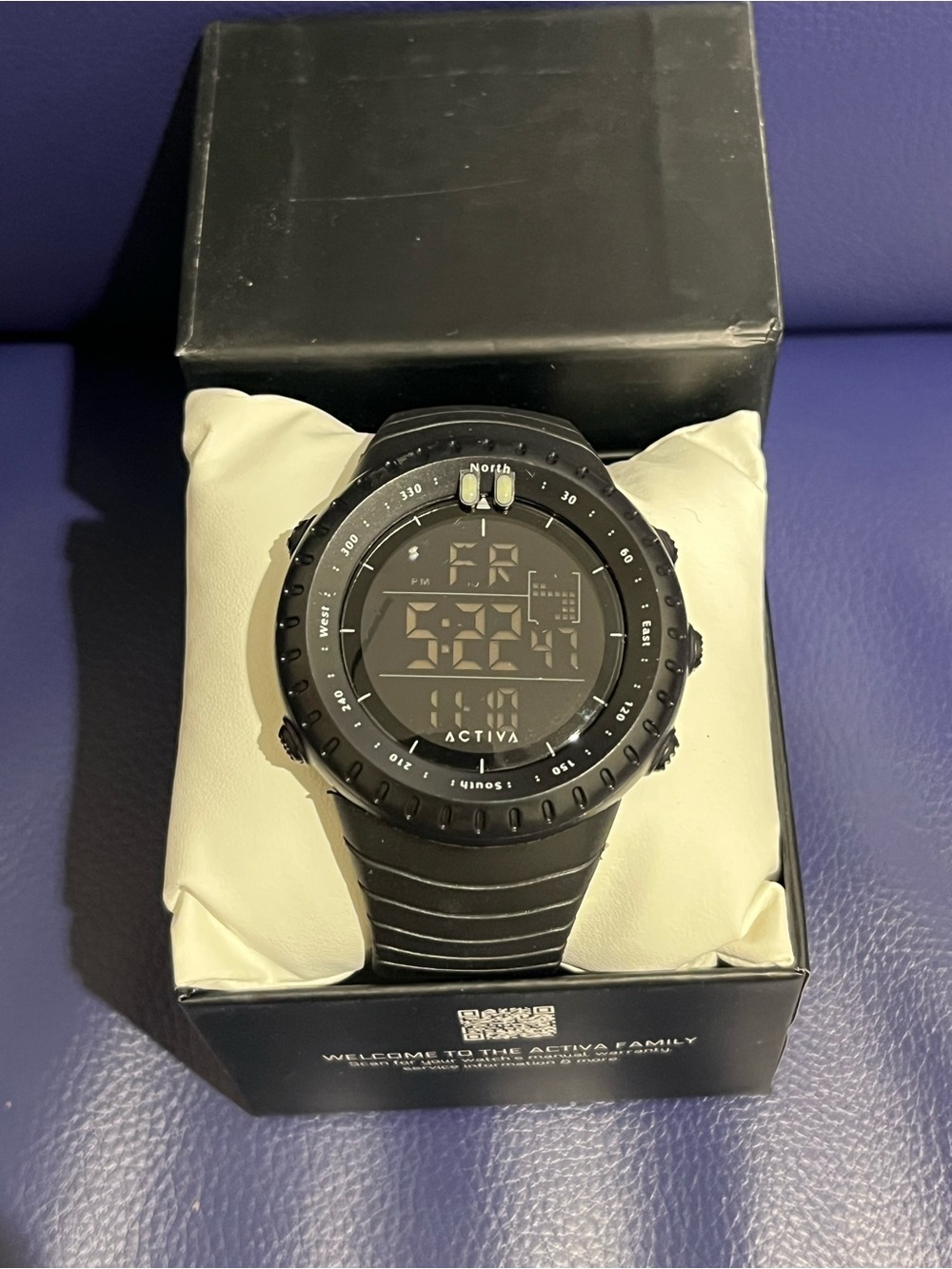 Activa Odyssey X Invicta Digital 53mm Men's Watch Black ACW1237-001